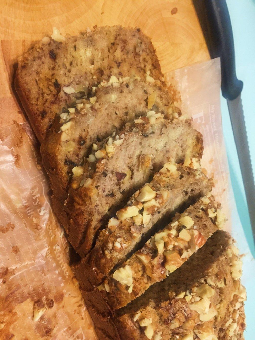 星巴克同款/香蕉核桃蛋糕