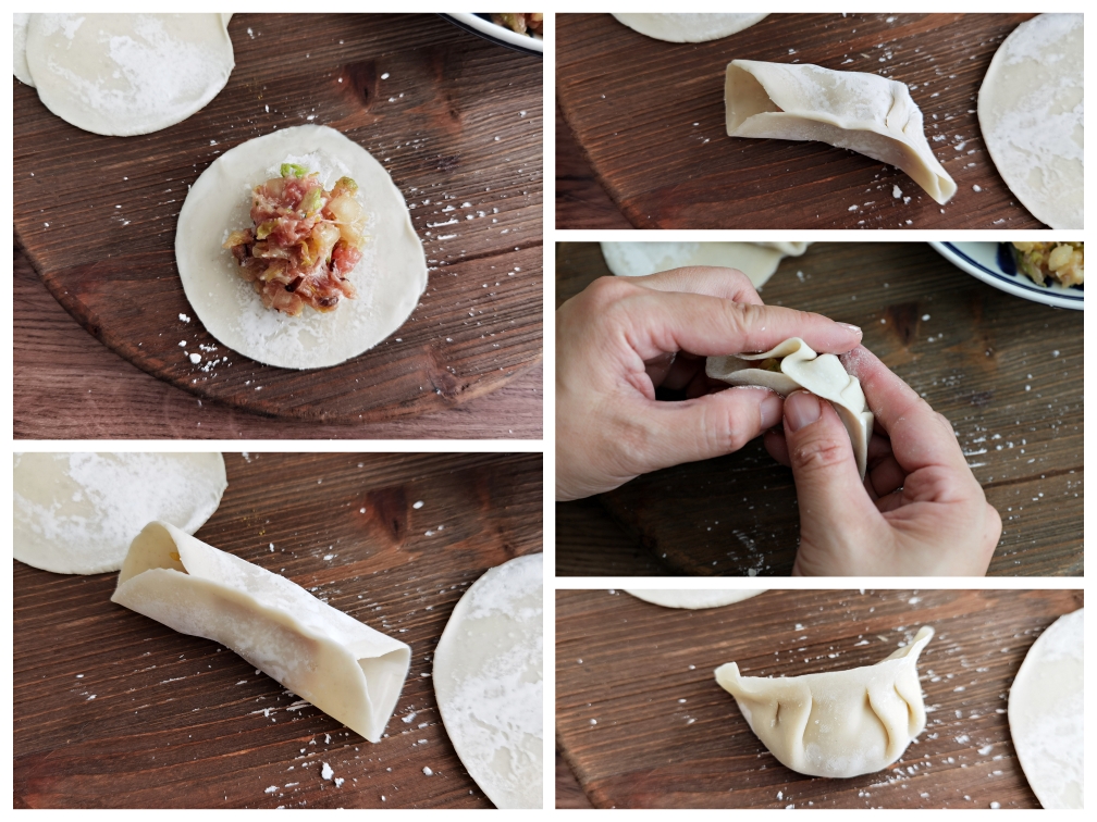 饺子的经典‼️鲜美白菜猪肉水饺（附3种基础包法）的做法 步骤10