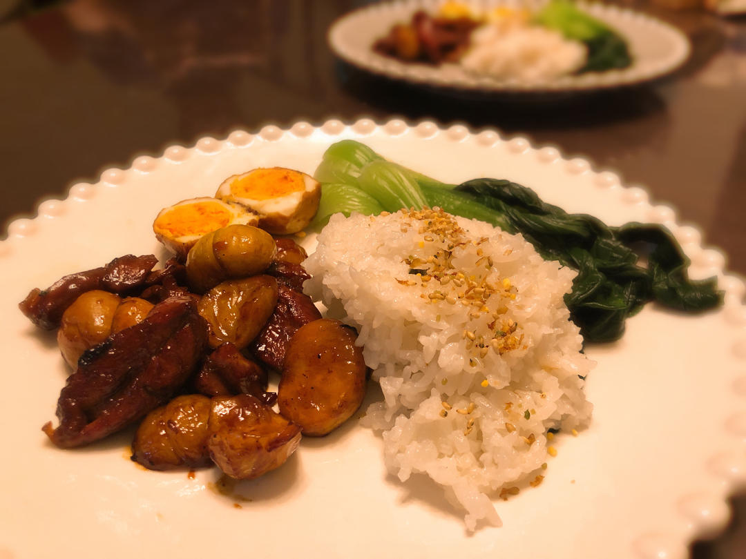 🌰秋天的栗子，来烧鸡腿呀