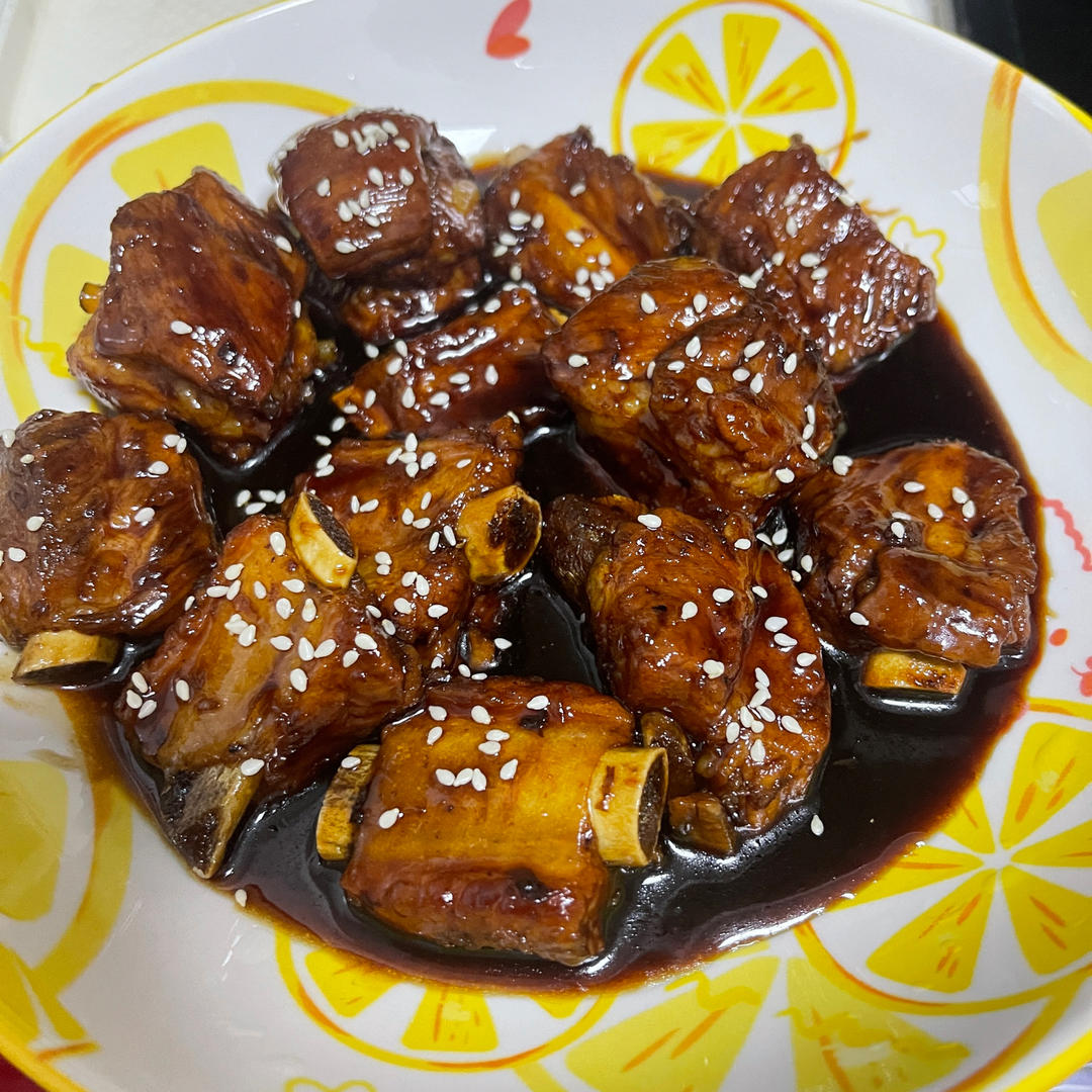 糖醋排骨/糖醋小排（不放油）（12345口诀做出正宗上海本帮）