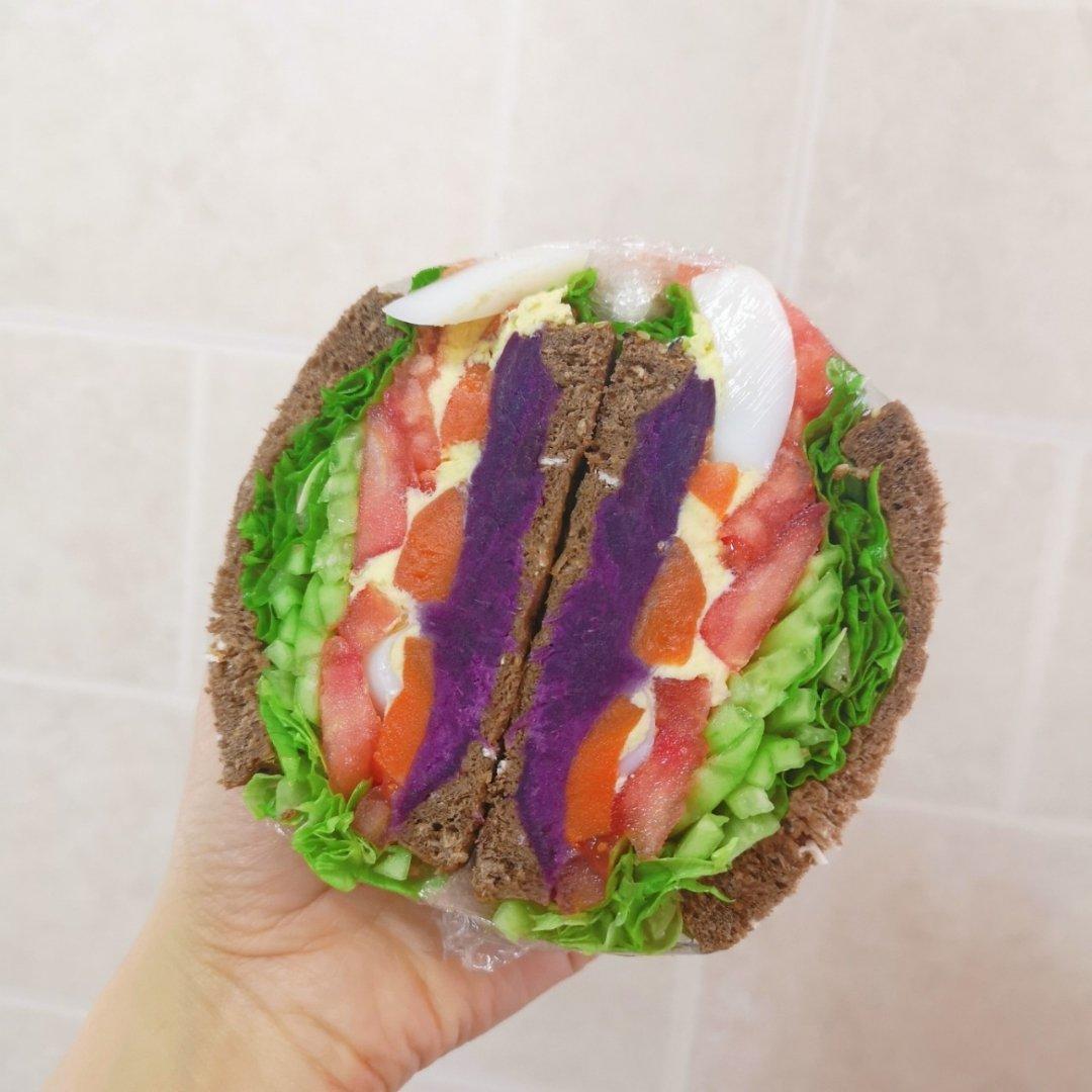 全麦煎饼卷一切