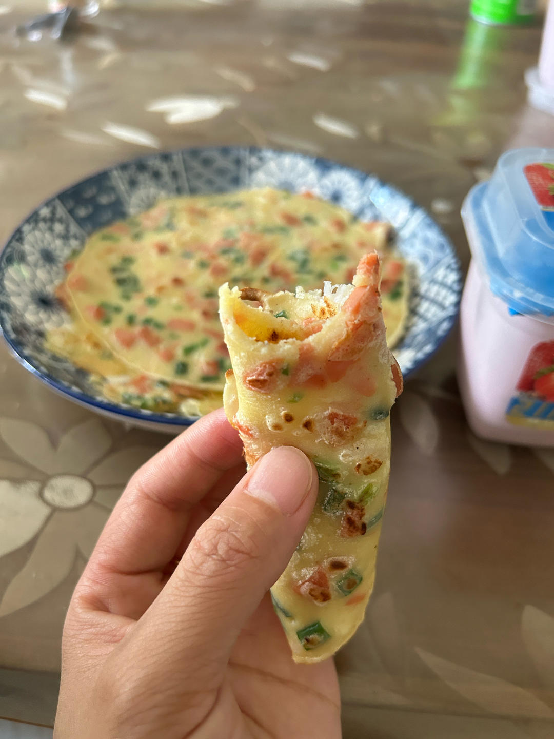 软软咸香鸡蛋饼（超详细）