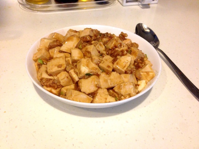 家常红烧肉末豆腐