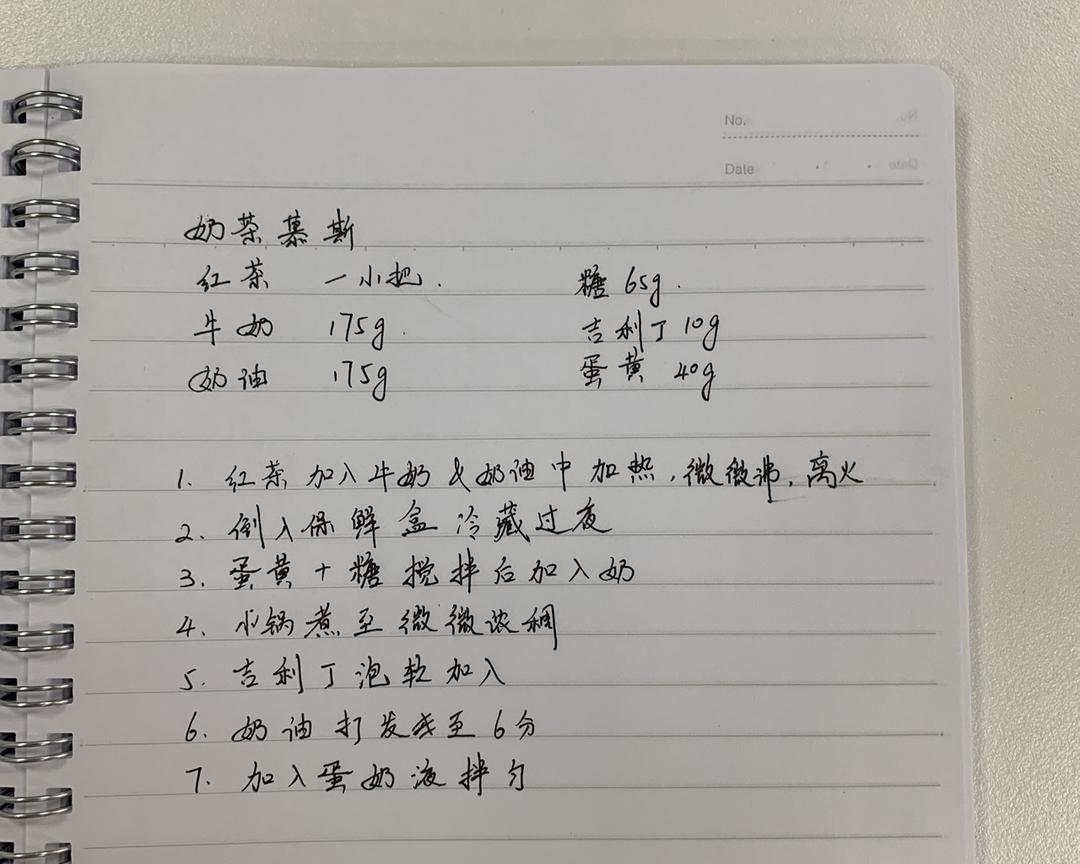 奶茶慕斯的做法 步骤1