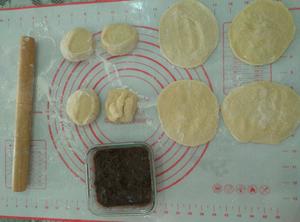 豆沙馅发面饼（烤箱版）的做法 步骤4