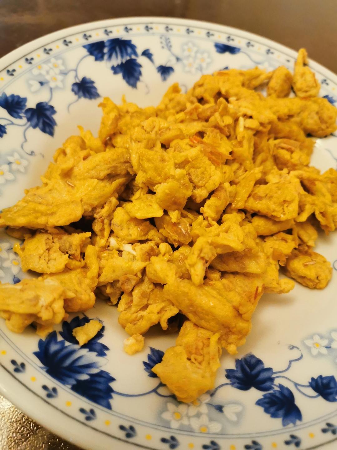 虾酱炒鸡蛋