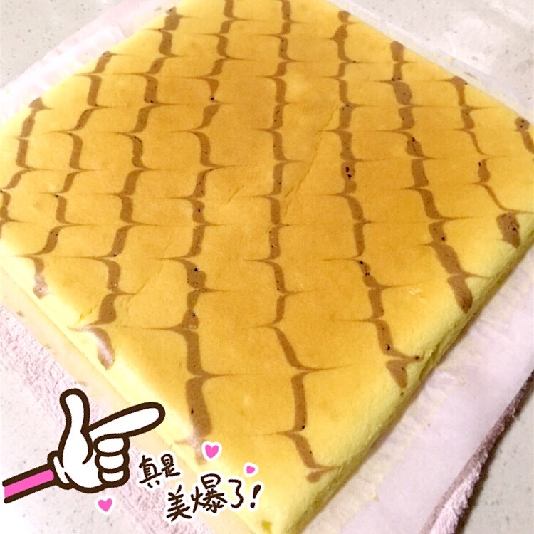 千叶纹蛋糕卷
