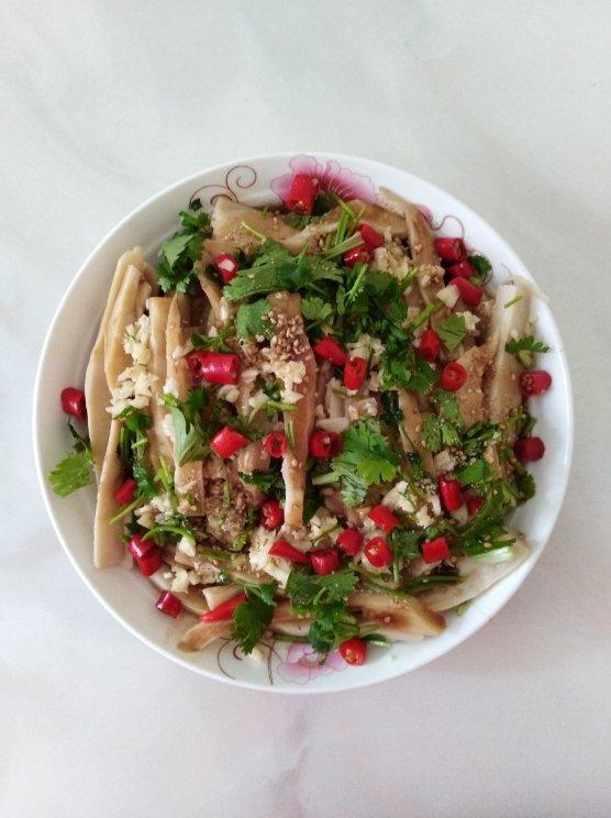 凉拌手撕杏鲍菇 | 配方和做法