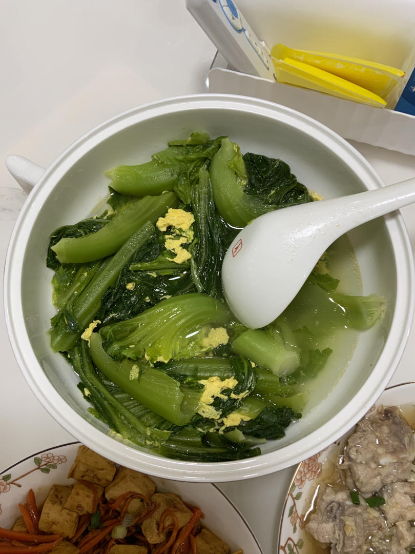 芙蓉青菜汤