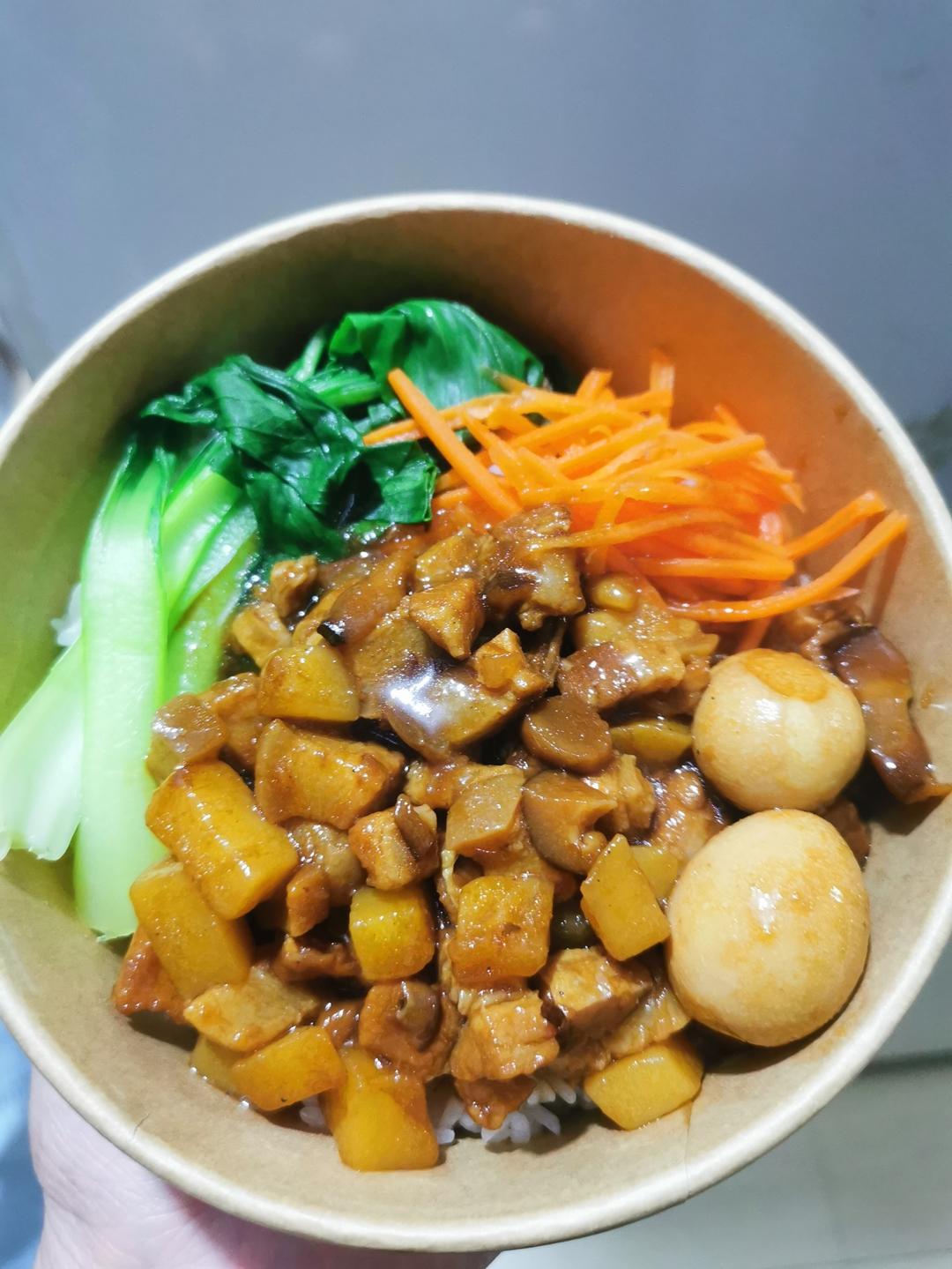 【台式卤肉饭】最地道的卤肉饭，4步就搞定！