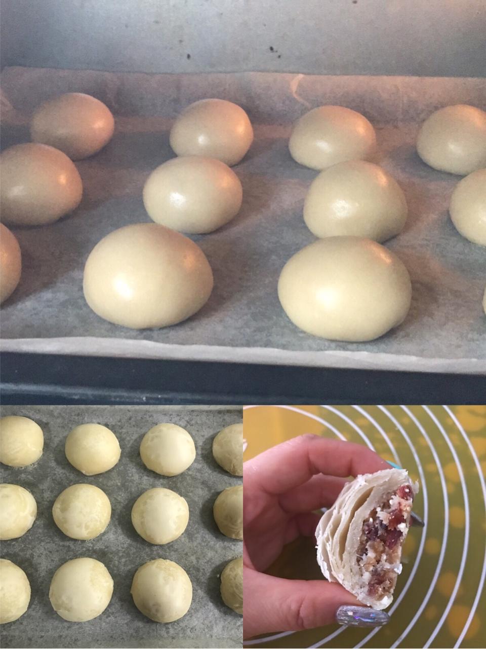 白酥皮云腿月饼