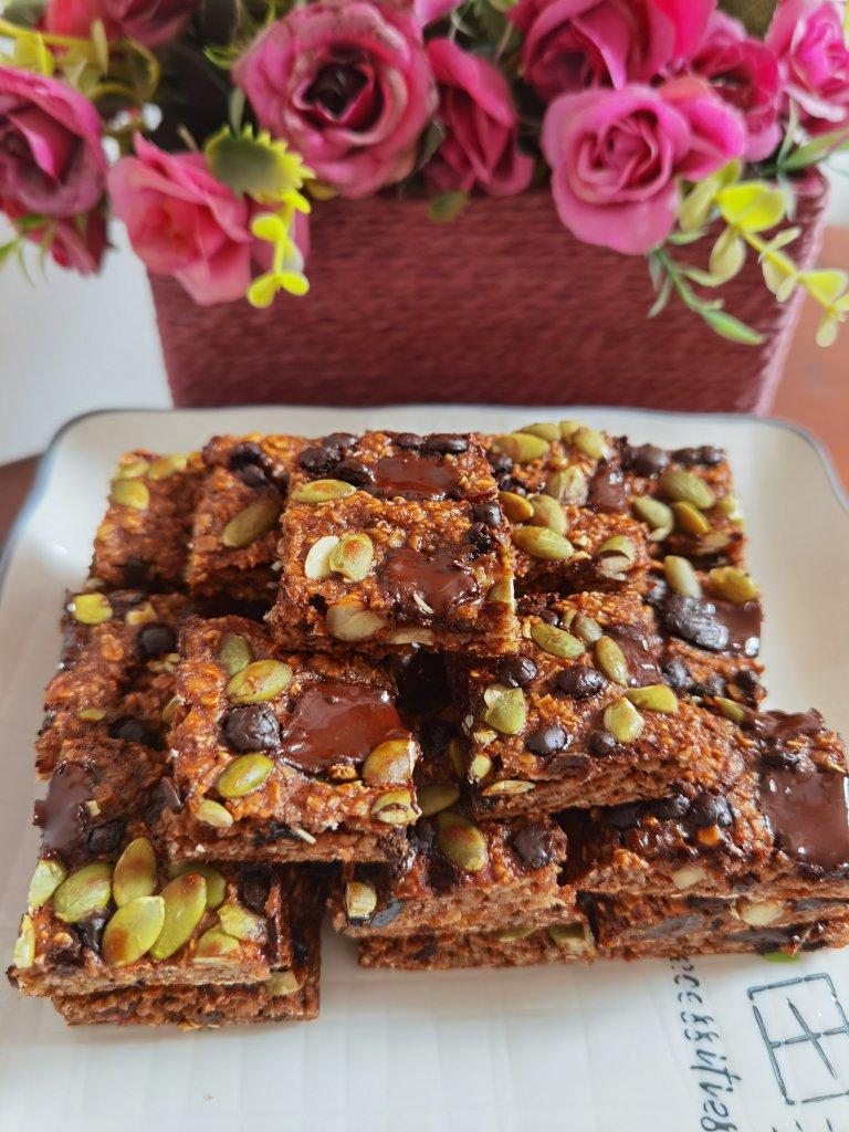 减脂食谱47｜熔岩燕麦蛋糕🍫0糖油·0面粉