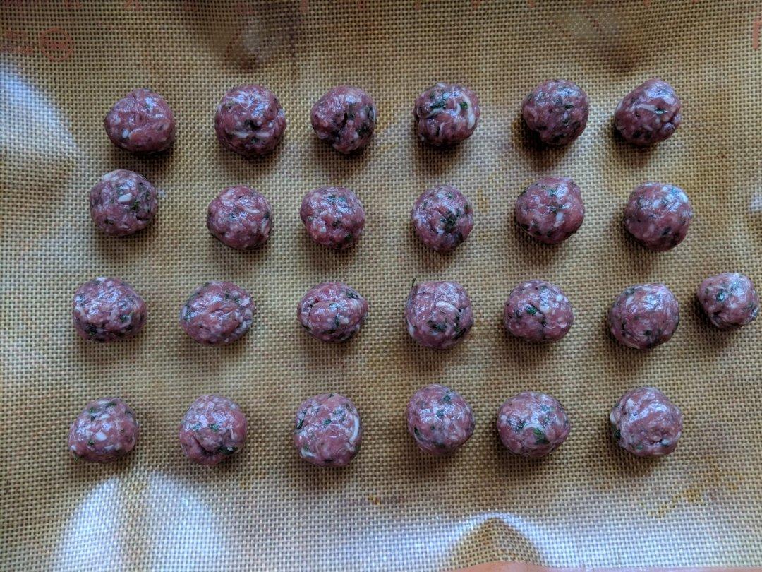 经典意大利面～～红酱牛肉丸意面（pasta with meatball）