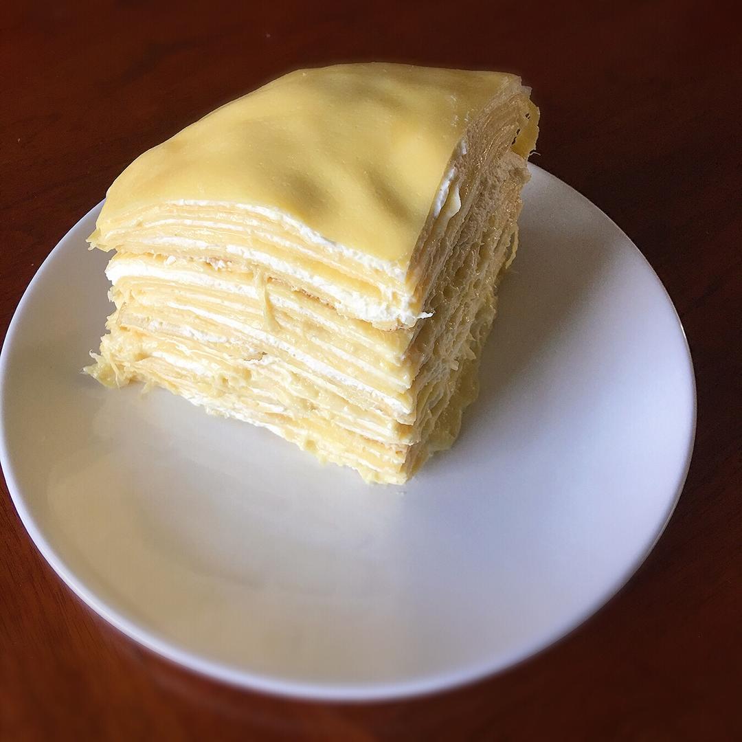 nigowork做的榴莲千层蛋糕