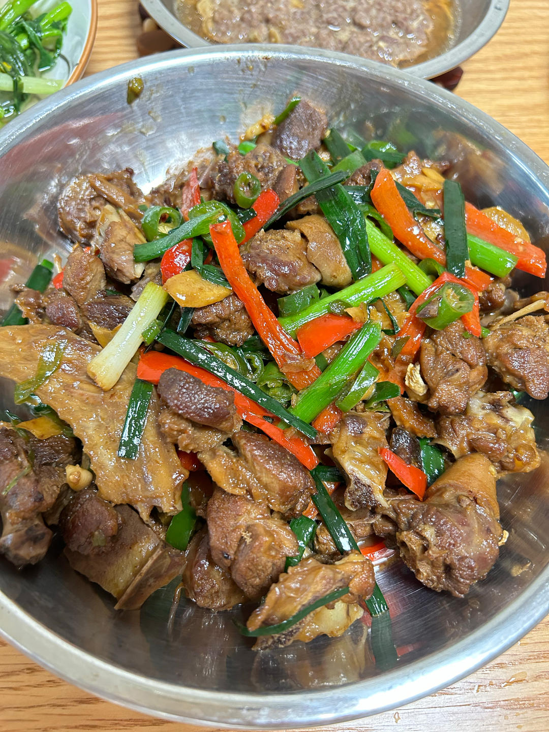 香辣爆炒鸭肉