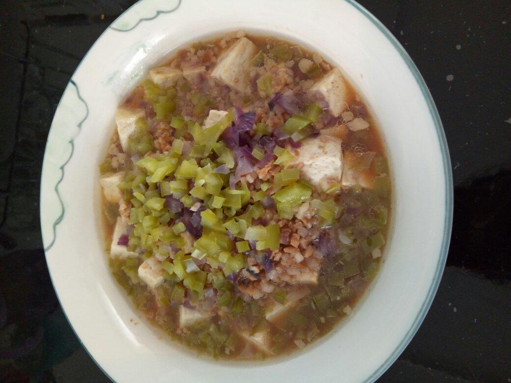 肉末蒸豆腐