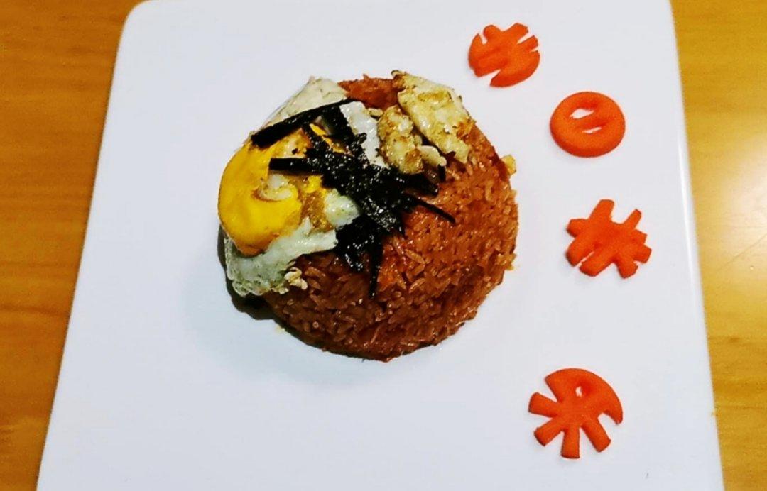超快手泡菜炒饭