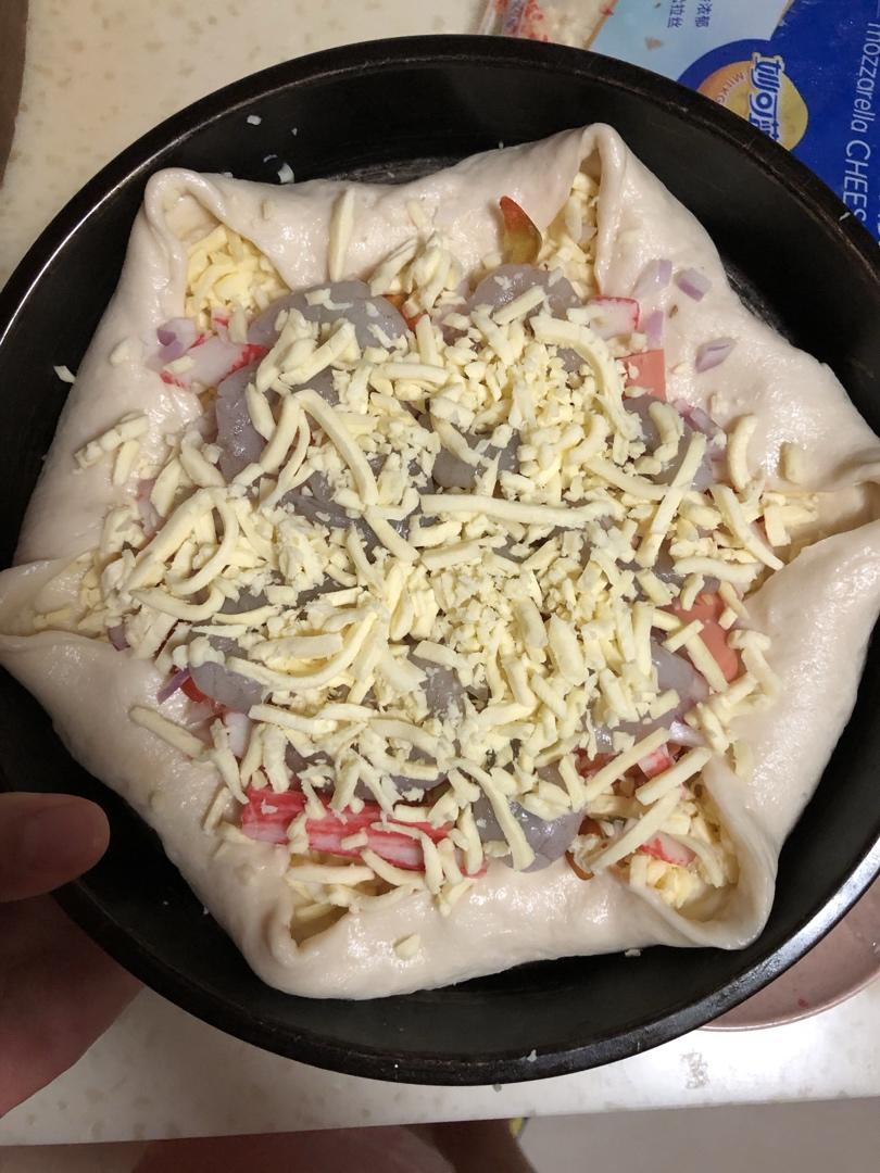 简单又好吃的8寸芝心披萨（含松软饼皮做法）