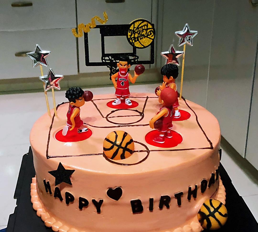 手机用户8055_tjza做的篮球蛋糕