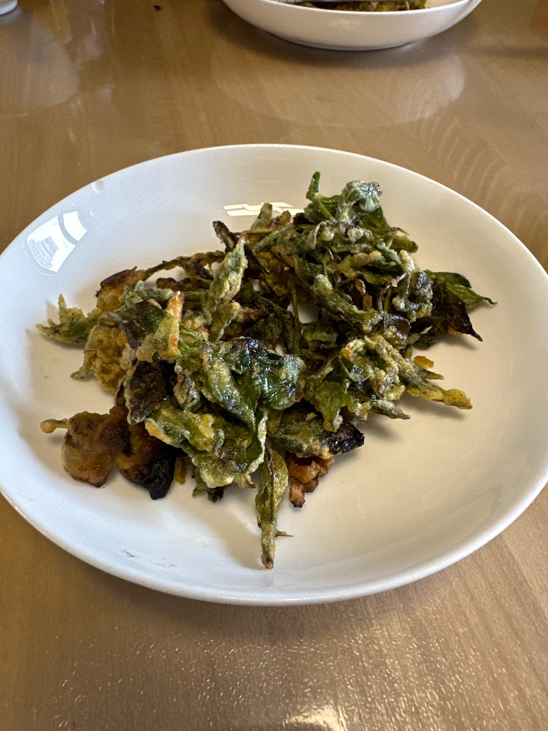 酥的掉渣的煎花椒芽
