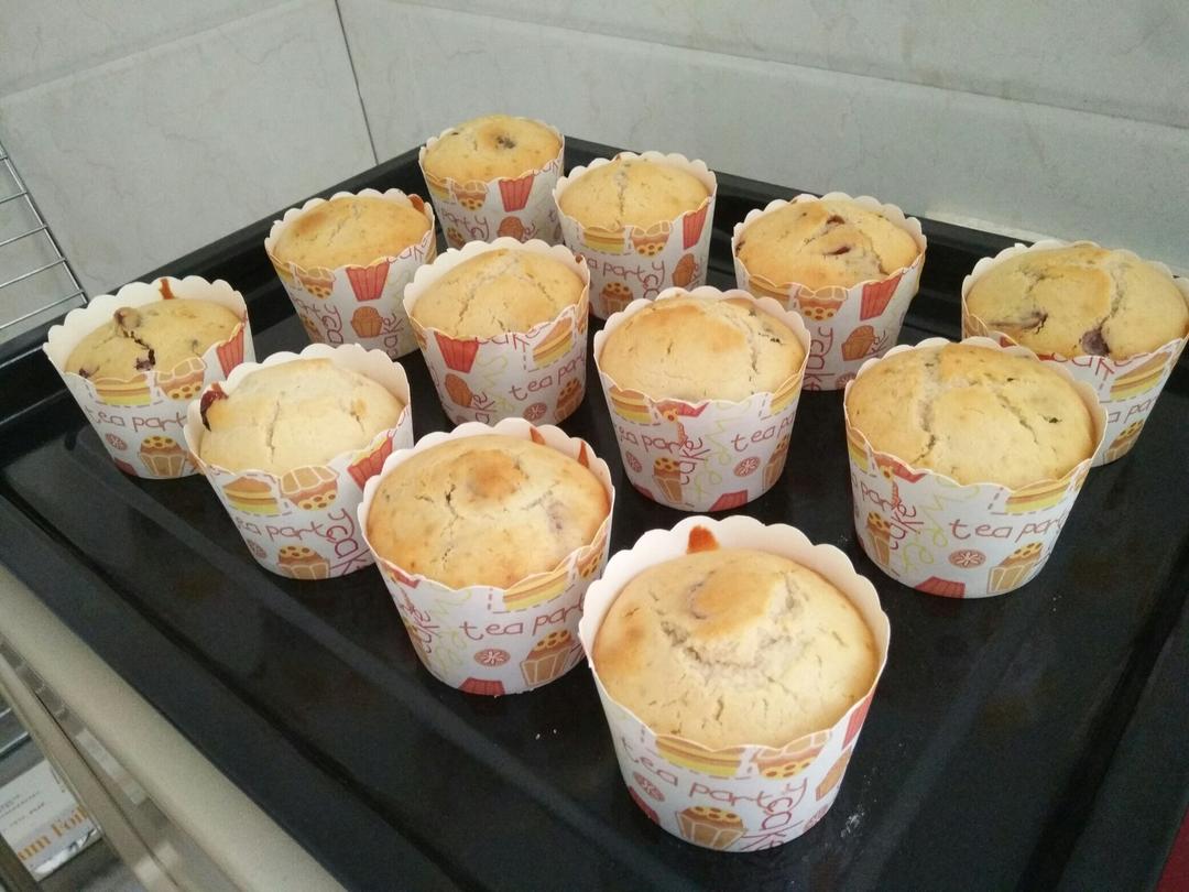 蔓越莓麦芬蛋糕