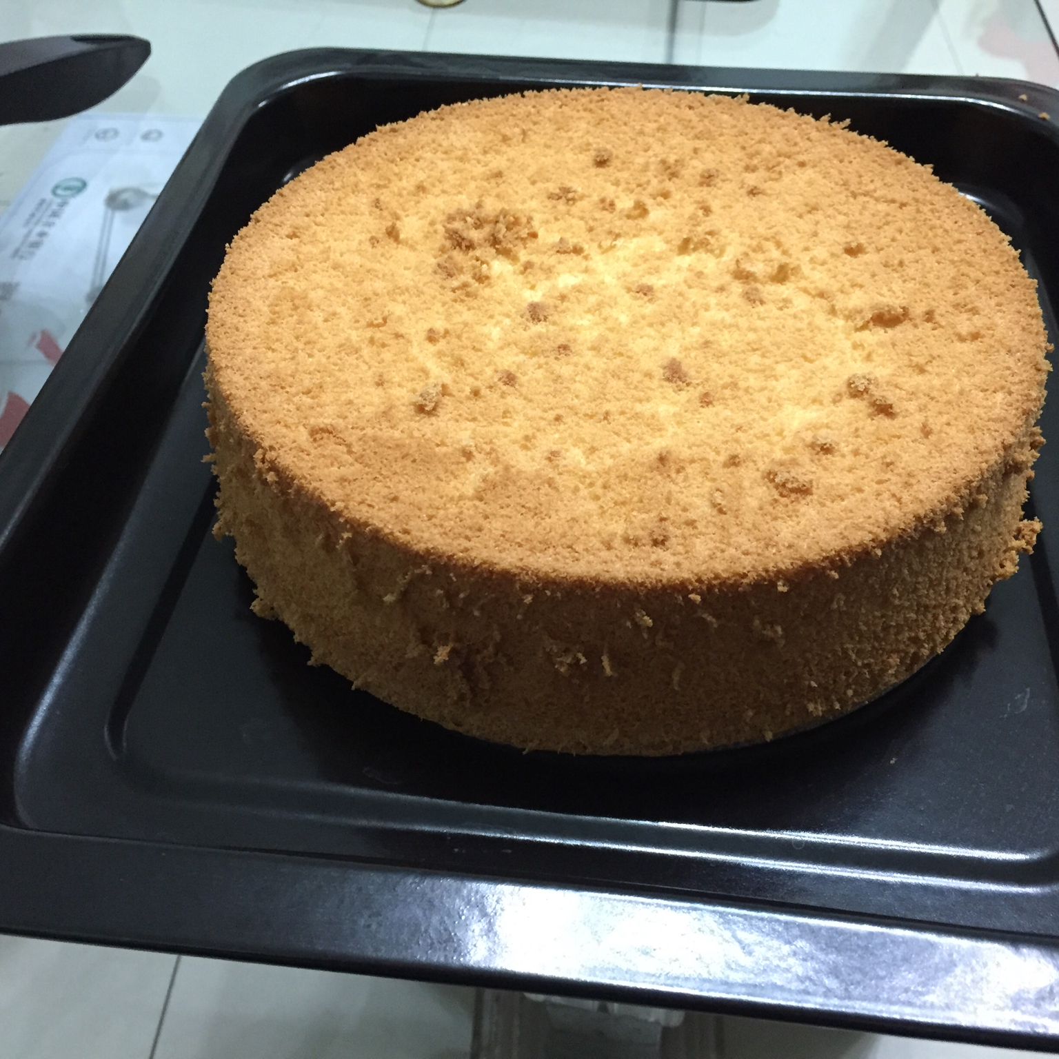 烤箱做蛋糕（戚风蛋糕的做法）