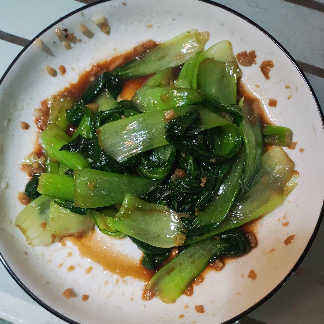 炒青菜，脆而不生，熟而不老