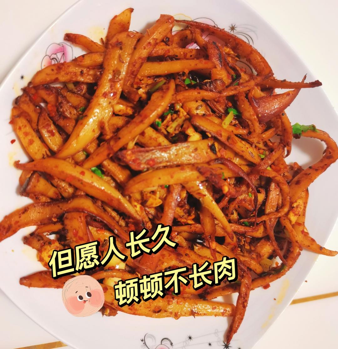 越嚼越香‼️比肉还要好吃👉干煸孜然杏鲍菇
