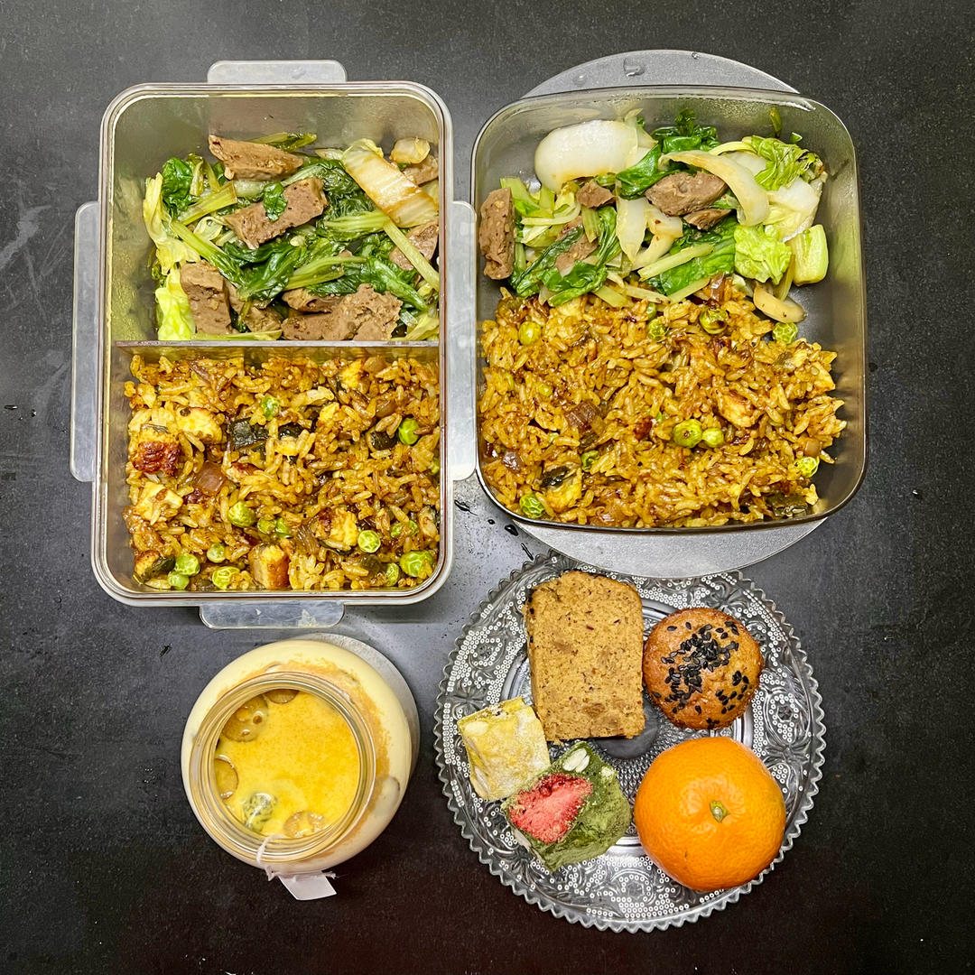 姜黄炒饭&姜黄牛奶燕麦粥（消耗姜黄粉/抗炎饮食）