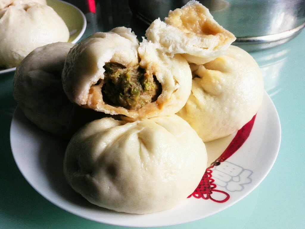 mully745做的包菜猪肉大包子