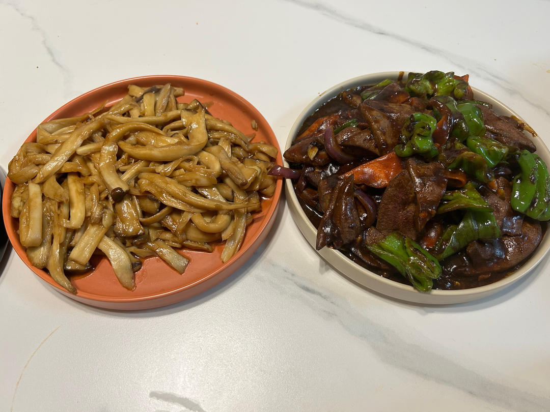 越嚼越香‼️比肉还要好吃👉干煸孜然杏鲍菇