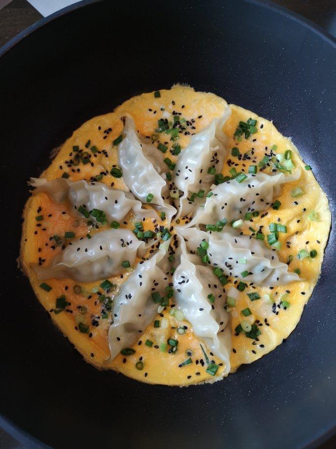 懒人快手抱蛋煎饺