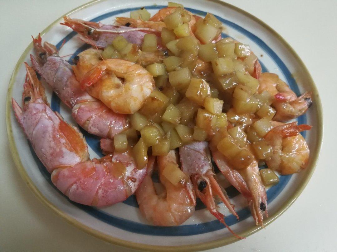 油焖土豆虾