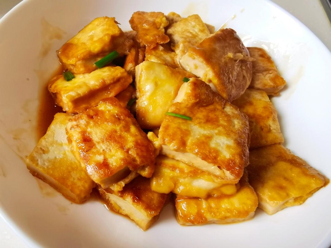 无敌好吃的香煎豆腐