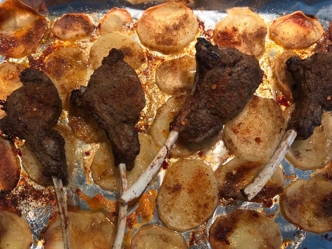 烤箱烤羊排（最简单版）