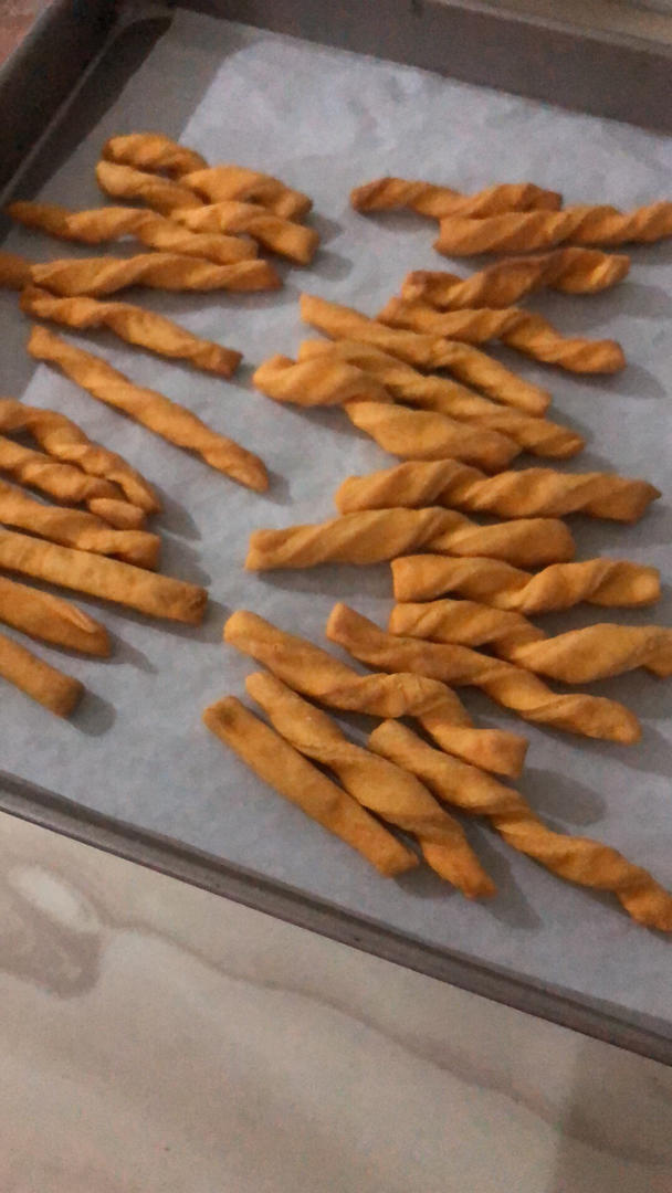 婴儿南瓜磨牙棒饼干