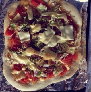 金枪鱼火腿pizza