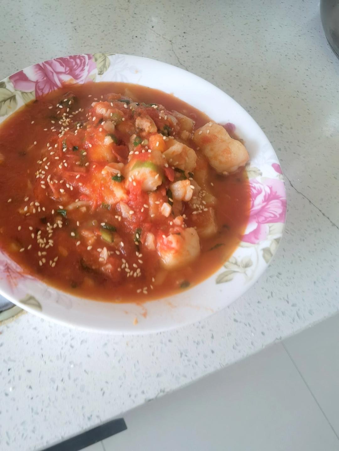 番茄鱼巴沙鱼（也可以用番茄龙利鱼），番茄酱汁超浓郁，营养又下饭！