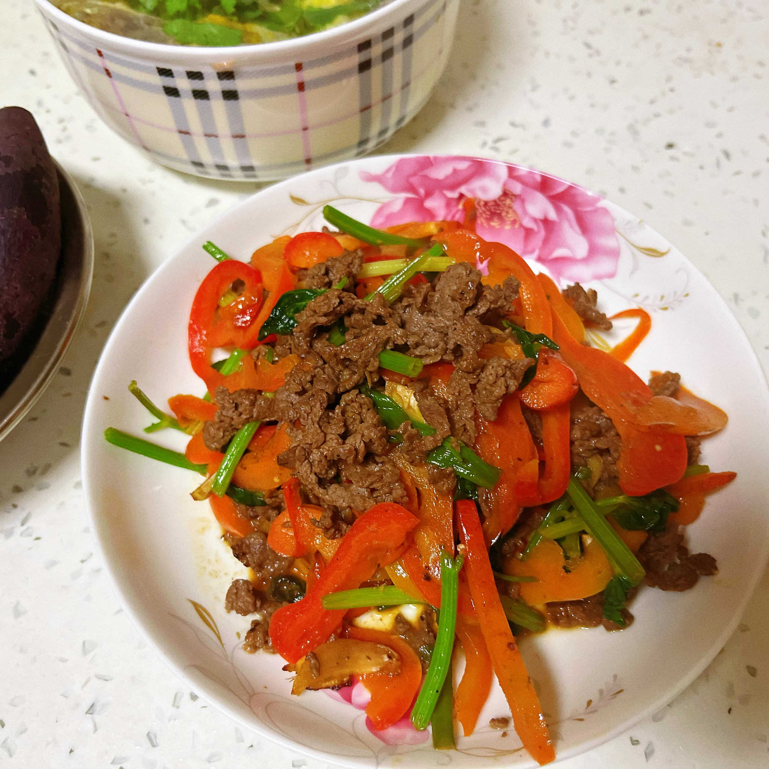澳洲牛肉 | 减脂期的补铁菜谱 | 葱爆甜椒牛肉丝的做法
