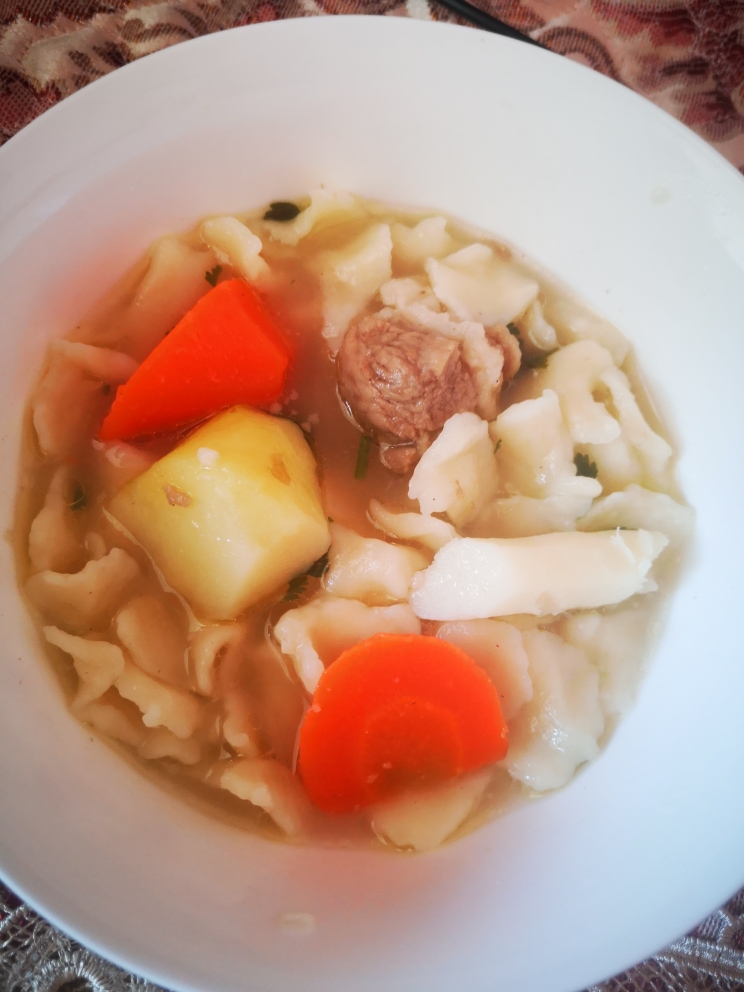 羊肉片汤（两吃方法）的做法