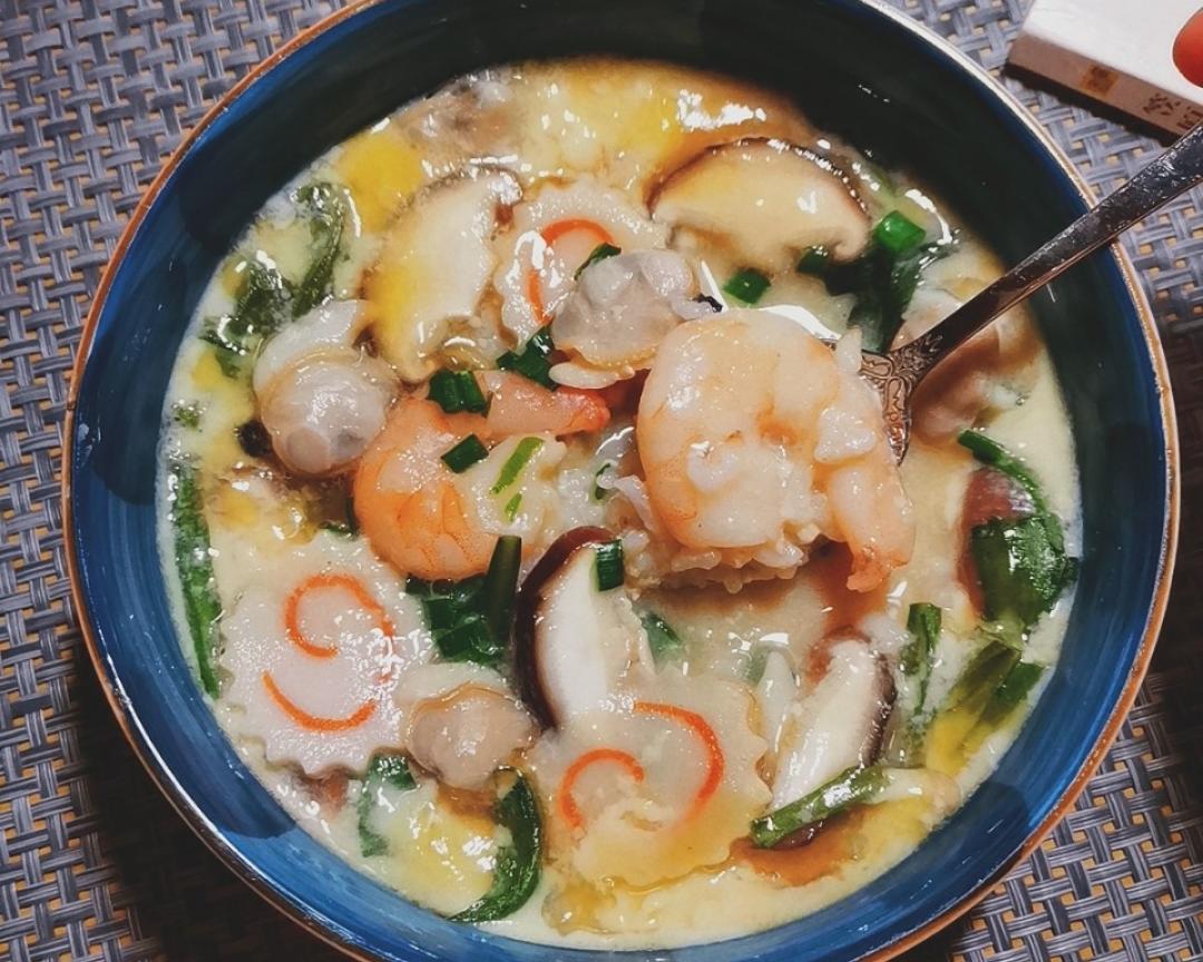 海鲜茶碗蒸鸡蛋羹饭——笠原将弘的日式米饭料理的做法