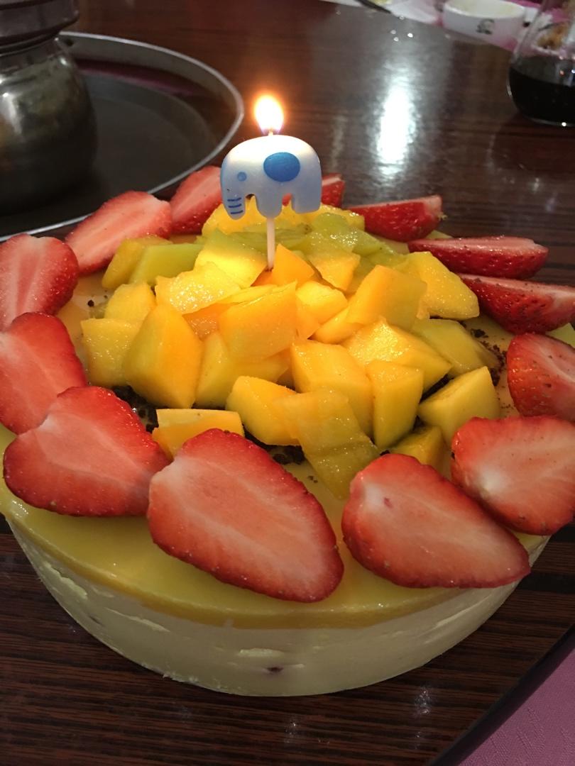 芒果慕斯蛋糕8寸