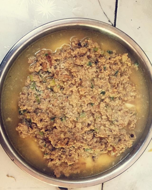肉末蒸豆腐