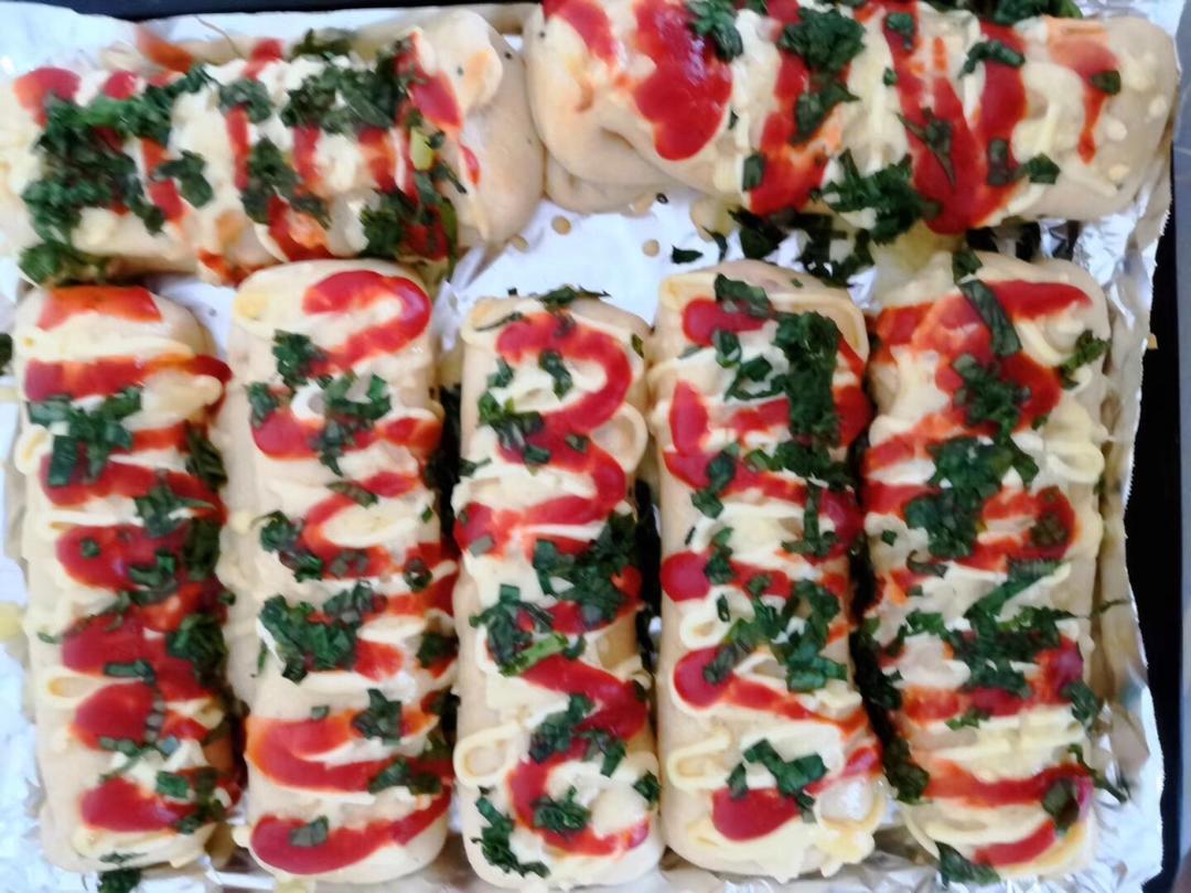 香葱芝士火腿面包  新手必修版