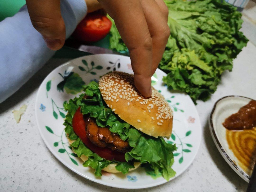 照烧鸡腿堡