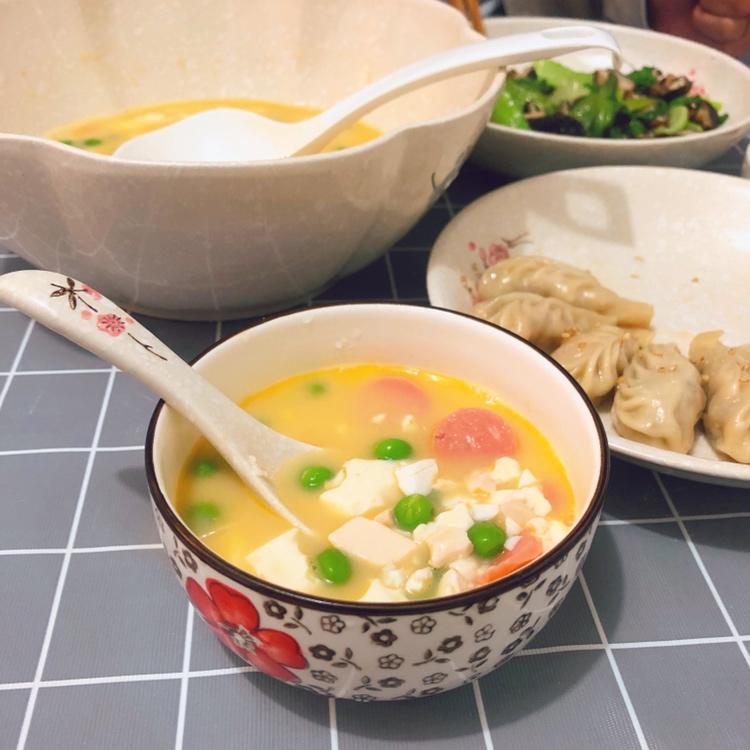 蟹黄豆腐（咸蛋黄版）