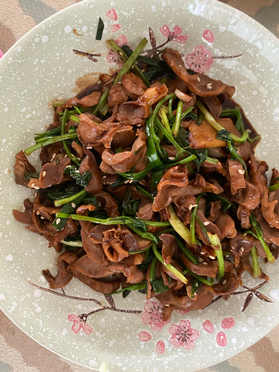 堪比饭店的味道.爆炒孜然鸡胗