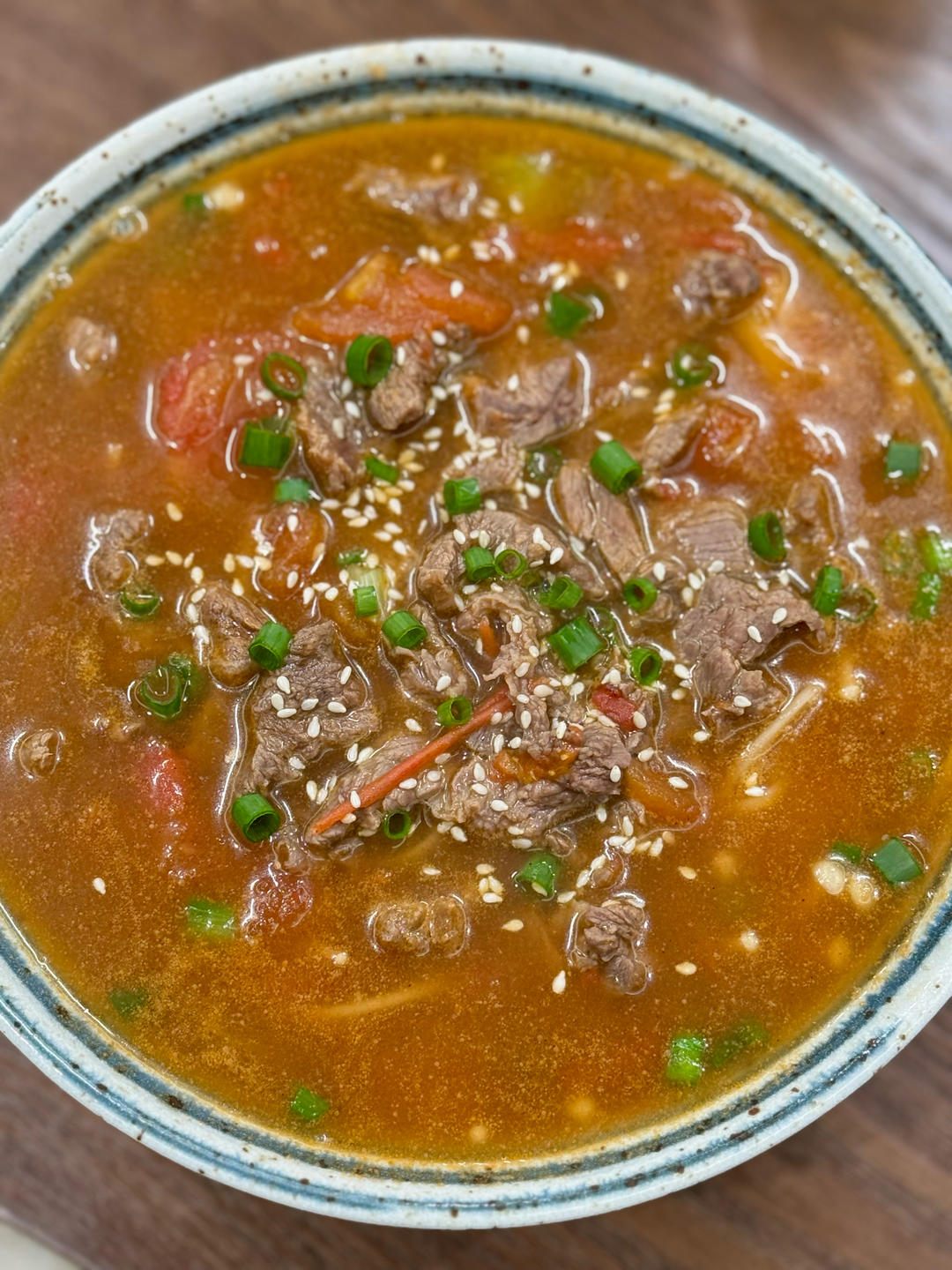 【过年解腻】番茄酸汤吊龙牛肉超开胃金针菇