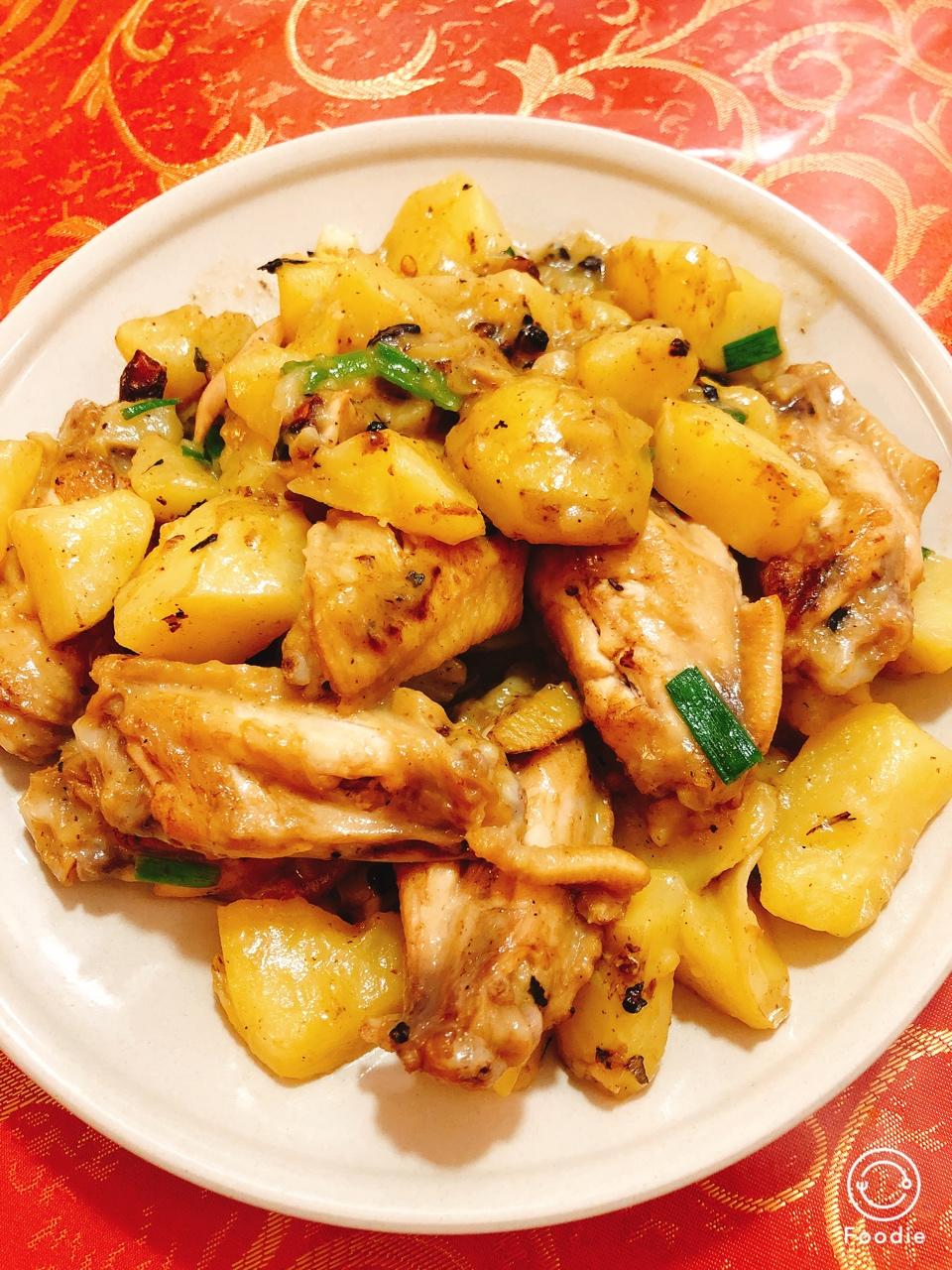 土豆炖鸡翅（快手零失败）