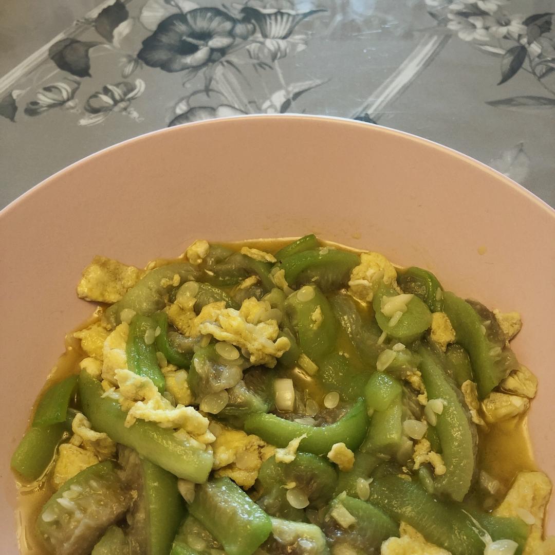 快手菜-丝瓜炒鸡蛋